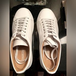 Men’s White low top sneakers, brand new, not worn out of the house